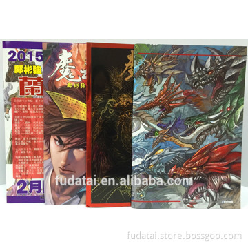 FDT custom cartoon comic genre soft cover film lamination art paper comic book